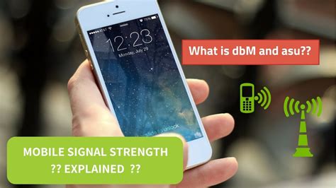 What Is Dbm And Asu Ii Mobile Signal Strength Explained Youtube