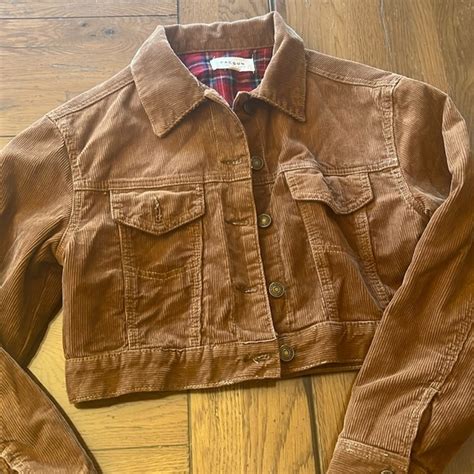 Pacsun Jackets And Coats Pacsun Corduroy Xss Crop Jacket Poshmark