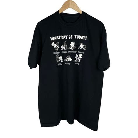 Vintage Sex Position Black T Shirt 10 Very Good Depop