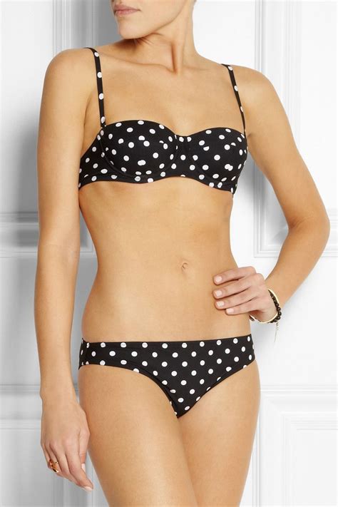 Dolce Gabbana Polka Dot Underwired Bikini NET A PORTER