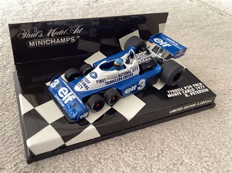 MINICHAMPS TYRELL P34 FNCB MONTE CARLO 1977 R PETERSON LIMITED EDITION