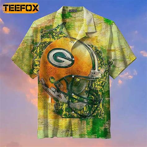 Green Bay Packers Men S Hawaiian Shirt