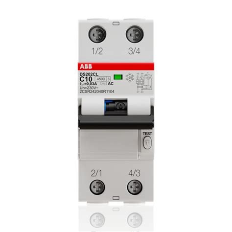 Abb Ds Clc Ac Interruttore Magnetotermico Differenziale P Tipo Ac