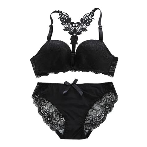 Embroidery Bra Women Lounge Underwear Set Two Piece Lingerie Set Lace