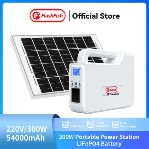 Use While Charging Flashfish Portable Solar Power Genertor W Wh