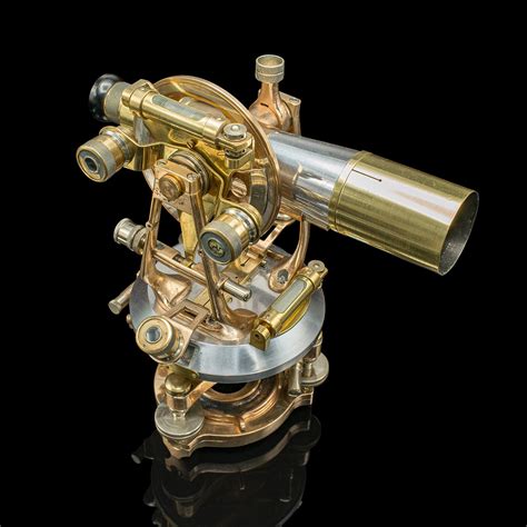 Antique Transit Theodolite, English, Surveying Instrument, Thornton