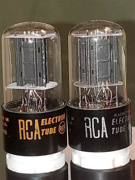 RCA 6SN7GTB NOS NIB Matched Pair Black Plates Reverb