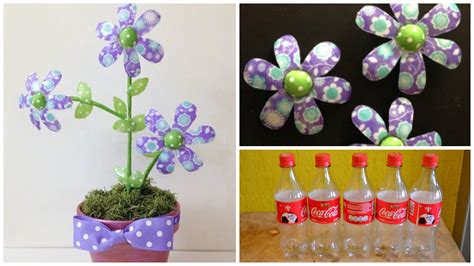 Aprende C Mo Hacer Flores Con Botellas De Pl Stico Y Retazos De Tela