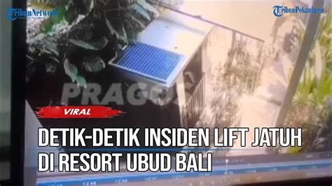 Beredar Rekaman Cctv Detik Detik Insiden Lift Jatuh Di Ayu Terra Resort