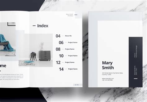 Free Indesign Modern Interior Portfolio Templates