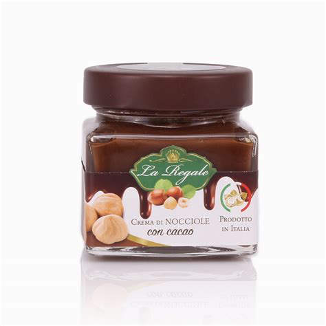 Crema Di Nocciole Con Cacao La Regale Nocciola Piemonte IGP