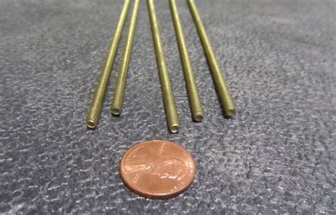 Threaded Brass Rods Rh 6 32 X 2 Foot Length 5 Units Ebay