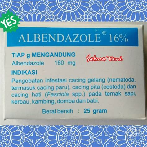 Jual Albendazol Obat Cacing Ternak Bentuk Serbuk Shopee Indonesia