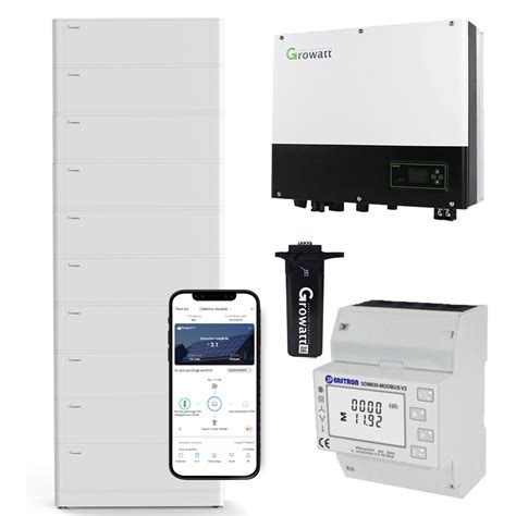 Growatt Sph Kw Hybrid Wechselrichter Mit Kwh Solarspeicher Set