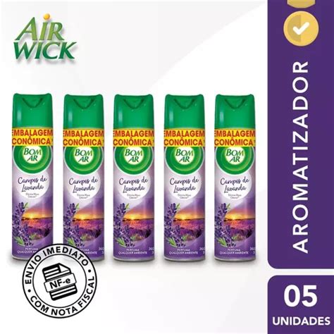 Bom Ar Air Wick Odorizador Aroma Ambiente Ml Kit Un