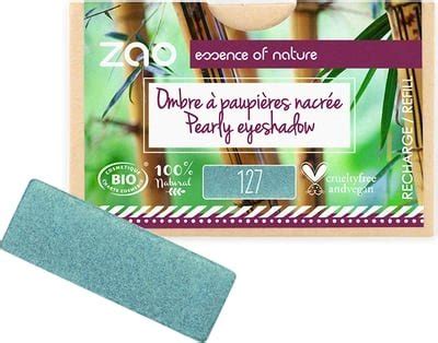 Zao Makeup Recharge Ombre Paupi Res Rectangle Bleu Paon G