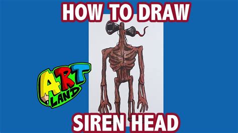 How To Draw Siren Head Youtube