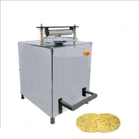 Ss Semi Automatic Papad Making Machine For Commercial Capacity