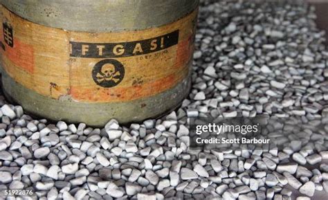 Zyclon B container displayed, December 8, 2004 at the Auschwitz... News ...