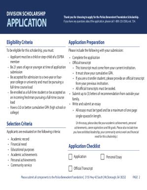 Fillable Online Scholarship Form 2021 22 Online Form Application