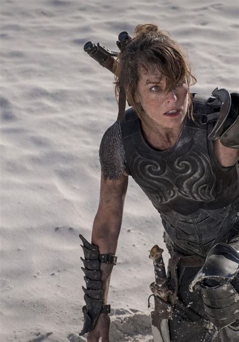 Milla Jovovich - "Monster Hunter" Promo Photos • CelebMafia