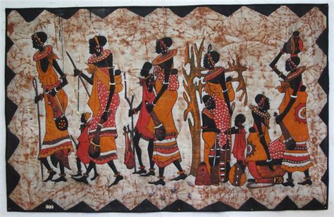 Kitambaa East African Batiks African Art Paintings African