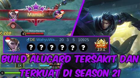 Alucard Maniac Di Ranked Build Alucard Tersakit Dan Terkuat Di Season