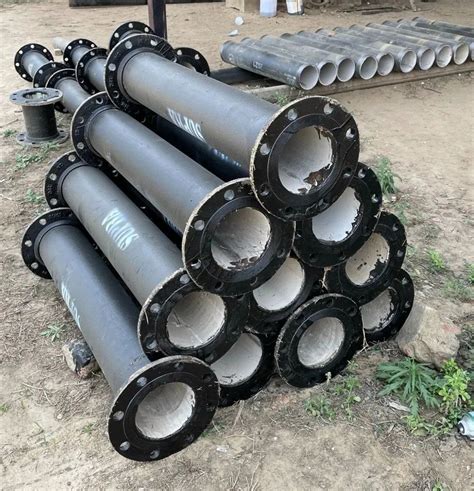 Round Ductile Iron DI Double Flanged D F Spool Pipe For Utilities