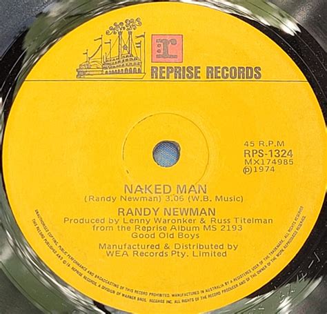 Randy Newman Naked Man Vinyl Discogs