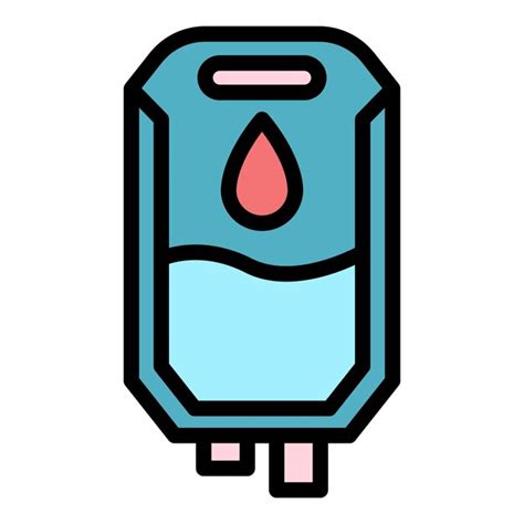 Premium Vector Package Blood Transfusion Icon Outline Package Blood