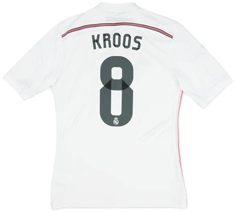 2014 15 Real Madrid Home Shirt Kroos 8 6 10 M