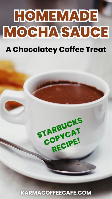 Homemade Starbucks Mocha Sauce A Delicious Copycat Recipe