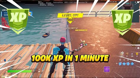 New Fortnite Unlimited XP Glitch Map 100k XP IN 1 MINUTE Try It