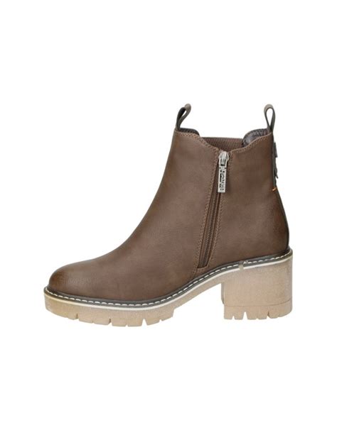 Botines De Tac N Taupe Refresh Para Mujer Online En Megacalzado