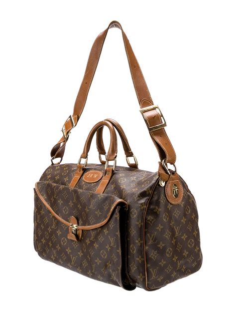 Louis Vuitton Vintage French Company Monogram Weekender Brown Luggage