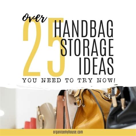 10 Handbag Storage Ideas For Small Spaces OrgaNatic Atelier Yuwa Ciao Jp