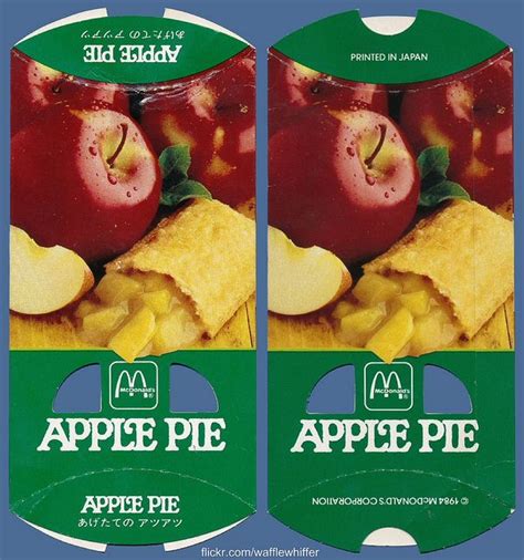 Unboxing The Golden Apple How McDonalds Classic Pie Box Captures Midcentury Nostalgia And The Timeless Allure Of Instant