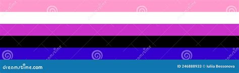 Genderfluid Pride Flag Non Binary Gender Lgbt Community Symbol Sexual Minorities Identity