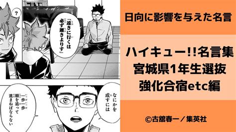 【ゴミ捨て場の決戦】烏野vs音駒より名言26選「ハイキュー」名言集⑪（33～37巻）