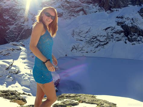 Bikini Model Anja Morgan Ai Enhanced Frozen Oasis Topaz Sharpen Faceai Porn Pic