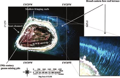 11 Satellite Image Of Baker Island Acquired On January 9 2004 By