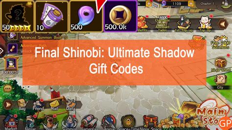 Final Shinobi Ultimate Shadow Codes March 2024 New Updated GamePretty