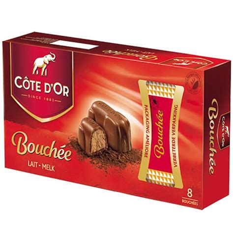 Côte Dor Lait Bouchée Milk Chocolate With Hazelnut Creme Filling