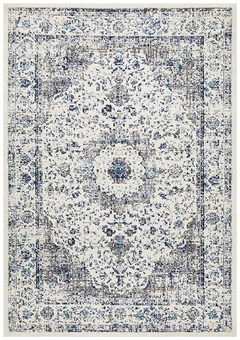 Mist Alpine White Transitional Rug Lost Design Society