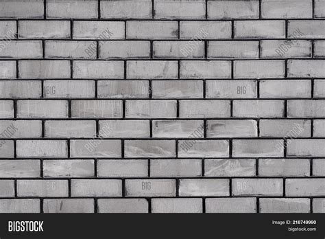 New Grey Brick Wall. Image & Photo (Free Trial) | Bigstock