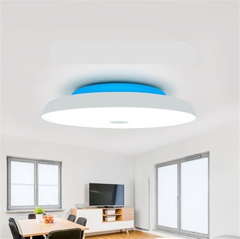 Modern LED Ceiling Lamp with Bluetooth Support