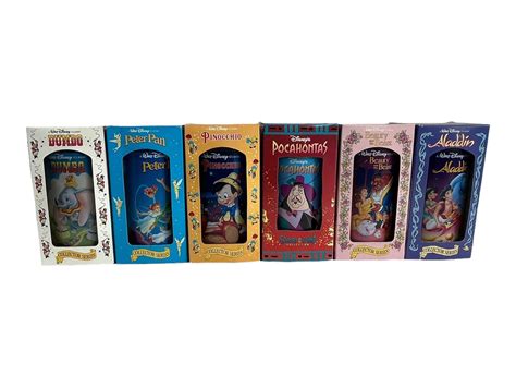 Vintage Walt Disney Burger King Collector Series Complete Set Of 8 1994