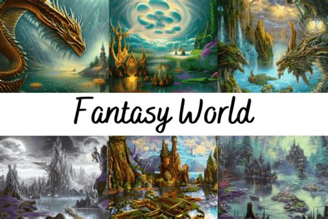 Fantasy World Graphic By Printyourart · Creative Fabrica