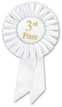 Rosette Ribbon- 3rd Place - Trophy Depot