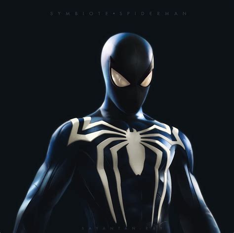 [ OC ] My take on the symbiote suit for Marvel's Spiderman 2. Criticism encouraged! : r/SpidermanPS4